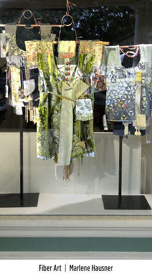 Clothes in window
